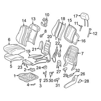 Mercedes-Benz OE - Seats & Tracks - Front Seat Components