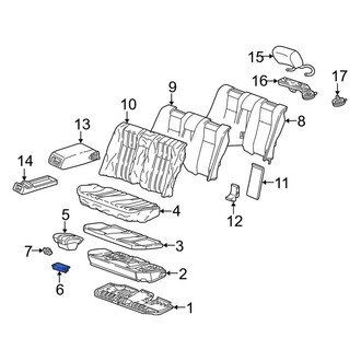 Mercedes-Benz OE - Rear Foot Rest