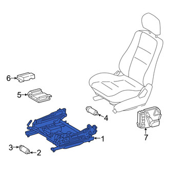 Mercedes-Benz OE - Front Left Seat Track