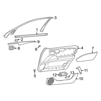 Mercedes-Benz OE - Front Door - Interior Trim