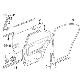 Mercedes-Benz OE - Rear Door - Door & Components (Sedan)