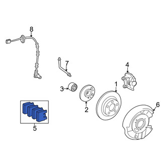 Mercedes-Benz OE - Rear Disc Brake Pad Set