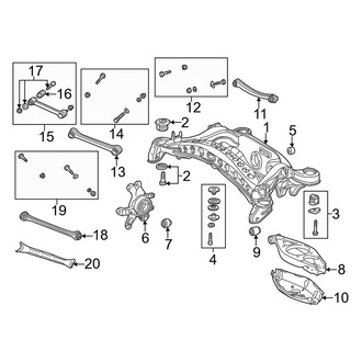 Mercedes-Benz OE - Rear Suspension - Suspension Components