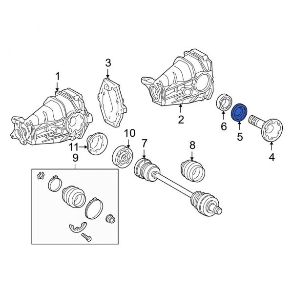 CV Axle Shaft Seal