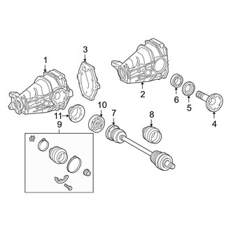 Mercedes-Benz OE - Rear Suspension - Axle & Differential