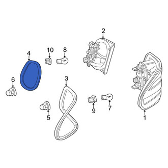Mercedes-Benz OE - Inner Tail Light Housing Seal