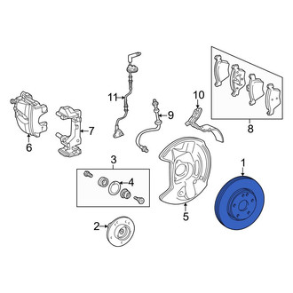 Mercedes-Benz OE - Front Disc Brake Rotor