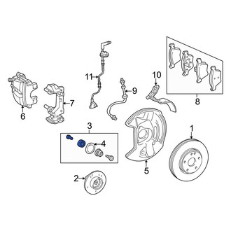 Mercedes-Benz OE - Front Wheel Bearing