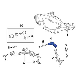 Mercedes-Benz OE - Front Right Upper Suspension Control Arm