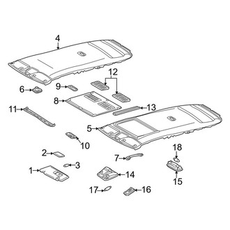 Mercedes-Benz OE - Roof - Interior Trim (Wagon)