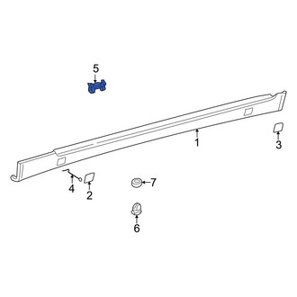 Mercedes-Benz OE - Upper Floor Jack Cover Clip