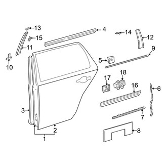 Mercedes-Benz OE - Rear Door - Door & Components (Wagon)