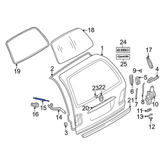 Mercedes-Benz OE - Liftgate Lift Support