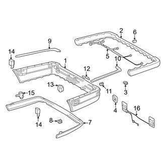 Mercedes-Benz OE - Rear Bumper - Bumper & Components (Wagon)