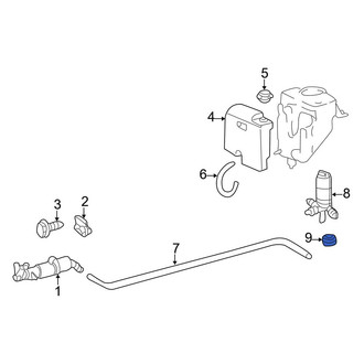 Mercedes-Benz OE - Headlight Washer Pump Grommet