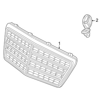 Mercedes-Benz OE - Hood & Grille - Grille & Components
