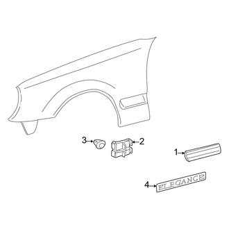 Mercedes-Benz OE - Fender - Exterior Trim