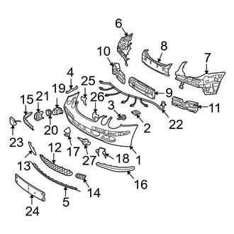 Mercedes-Benz OE - Front Bumper - Bumper & Components (Sedan)