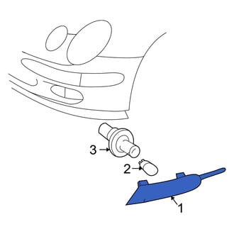 Mercedes-Benz OE - Front Left Side Marker Light