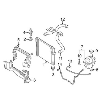 Mercedes-Benz OE - Cooling - Radiator & Components