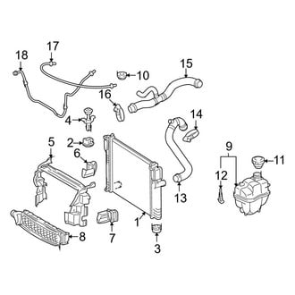 Mercedes-Benz OE - Cooling - Radiator & Components (L6)