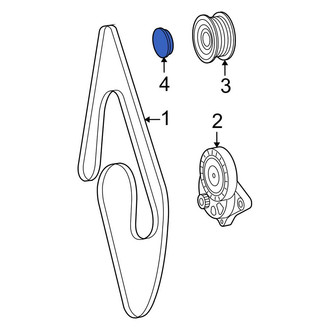 Mercedes-Benz OE - Accessory Drive Belt Idler Pulley Cap