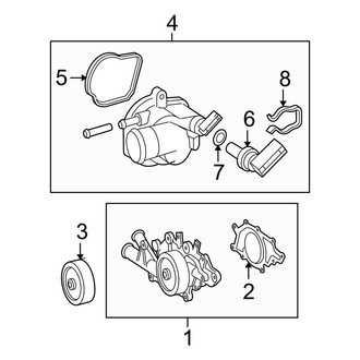 Mercedes-Benz OE - Cooling - Water Pump (CDI L6)