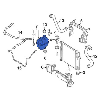 Mercedes-Benz OE - Engine Coolant Reservoir