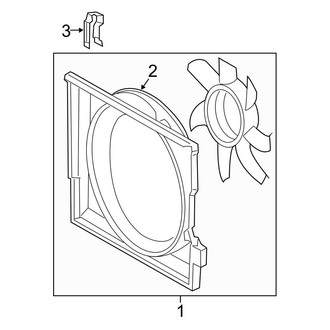 Mercedes-Benz OE - Cooling Fan (Sedan)