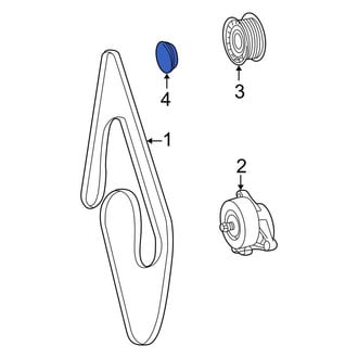 Mercedes-Benz OE - Accessory Drive Belt Idler Pulley Cap