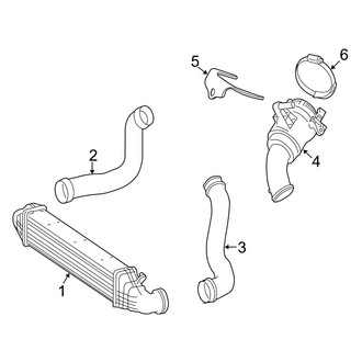 Mercedes-Benz OE - Cooling - Intercooler (Sedan)