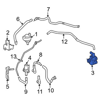 Mercedes-Benz OE - HVAC Heater Control Valve