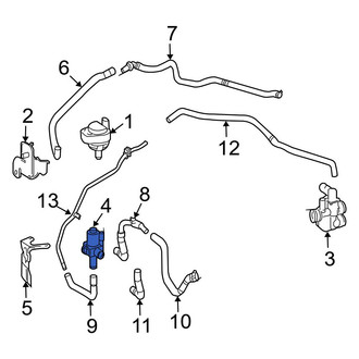 Mercedes-Benz OE - HVAC Heater Control Valve