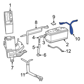 Mercedes-Benz OE - Battery Cable