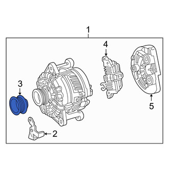 Mercedes-Benz OE - Alternator Pulley