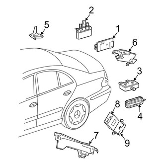 Mercedes-Benz OE - Electrical - Antenna