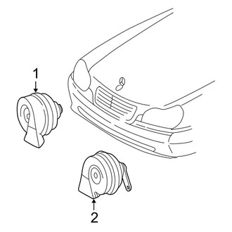 Mercedes-Benz OE - Electrical - Horn