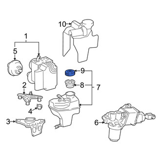 Mercedes-Benz OE - Brake Master Cylinder Reservoir Cap