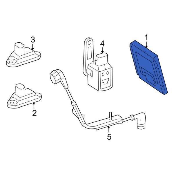 MercedesBenz OE 0375455732 Active Suspension Control Module