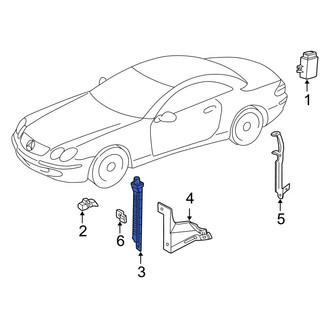 Mercedes-Benz OE - Tire Pressure Monitoring System (TPMS) Antenna