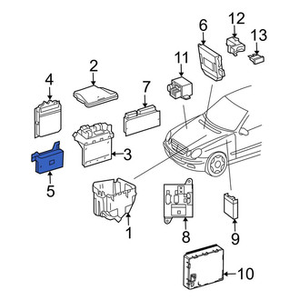 Mercedes-Benz OE - Engine Control Module (ECM) Bracket