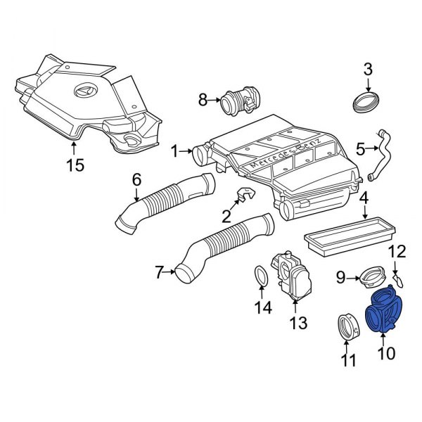 Engine Air Intake Hose