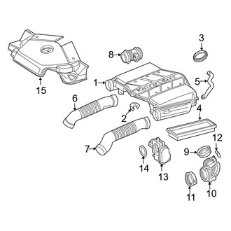 Mercedes-Benz OE - Engine - Air Intake (Sedan 3.2L Gas)