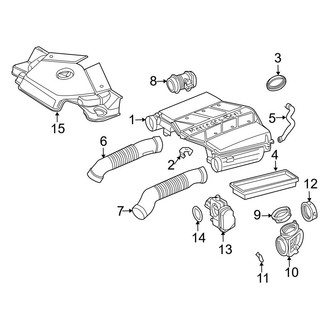 Mercedes-Benz OE - Engine - Air Intake (Sedan 5.0L)