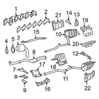 Mercedes-Benz OE - Exhaust System - Exhaust Components (L6)