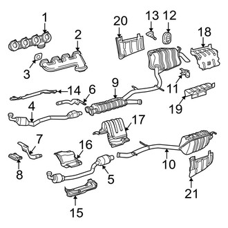 Mercedes-Benz OE - Exhaust System - Exhaust Components (Base)