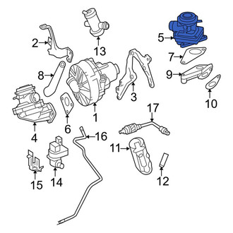 Mercedes-Benz OE - Secondary Air Injection Pump Check Valve