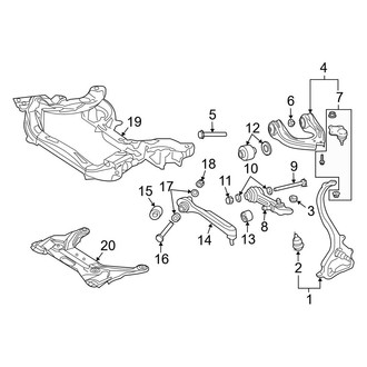 Mercedes-Benz OE - Front Suspension - Suspension Components