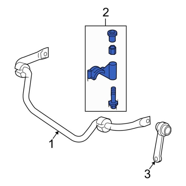 Suspension Stabilizer Bar Hardware Kit