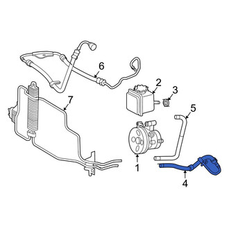 Mercedes-Benz OE - Power Steering Return Hose